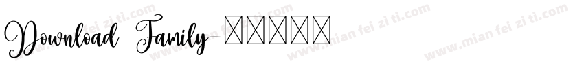 Download Family字体转换